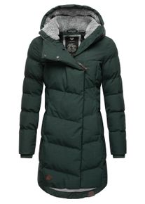 Wintermantel Ragwear "Wintermantel Pavla", Damen, Gr. XL, gr&uuml;n (dunkelgr&uuml;n23), Obermaterial: 100% Polyester PES. Obermaterial: Futter: 100% Polyester PES. 100% Polyester PES., M&auml;ntel Wintermantel