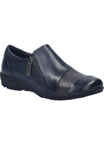 Schn&uuml;rschuh Josef Seibel "Charlotte 19, ocean-kombi", Damen, Gr. 40, blau (ocean, kombi), Obermaterial: 100% Rindsleder Leather cow., Schuhe Schn&uuml;rschuh