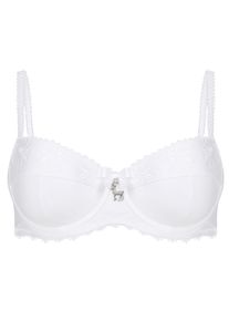 Dirndl-BH SuSa "Dirndl BH Wiesn Zauber", Damen, Gr. 80, Cup D, wei&szlig;, Stoff, Obermaterial: 58% Polyamid PA. 35% Polyester PES. 7% Elasthan EL., BHs Dirndl-BH