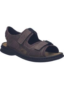 Sandale Josef Seibel "Max 61, moro", Herren, Gr. 47, braun (moro), Obermaterial: 80% Rindsleder Leather cow. 20% Textilmaterial TEXMAT., Schuhe Sandale
