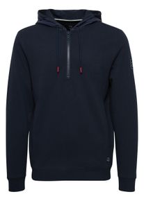 Kapuzenpullover FQ1924 "Hoodie FQFjell", Herren, Gr. S, blau (salute), Obermaterial: 68% Polyester PES. 32% Baumwolle CO., unifarben, normal, ohne Ausschnitt, Pullover Kapuzenpullover