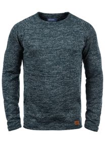 Strickfleece-Pullover Blend "Strickpullover BHDan", Herren, Gr. XXL, blau (navy), Obermaterial: 50% Baumwolle CO. 50% Polyacryl PAN., Pullover Strickfleece-Pullover