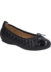 Ballerina Josef Seibel "Pippa 76, schwarz", Damen, Gr. 36, schwarz, Obermaterial: 100% Rindsleder Leather cow., Schuhe Ballerina