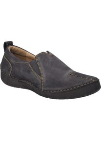 Slipper Josef Seibel "Fergey 49, titan", Damen, Gr. 39, grau (titan), Obermaterial: 100% Rindsleder Leather cow., Schuhe Slipper
