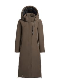 Wintermantel Khujo "Wintermantel Lofi2-YM", Damen, Gr. L, grau (city taupe), Obermaterial: 100% Polyester PES. Obermaterial: Futter: 100% Polyester PES. 100% Polyester PES., M&auml;ntel Wintermantel