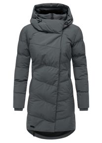 Wintermantel Ragwear "Wintermantel Pavla Soft YOUMODO", Damen, Gr. 5XL, grau, Obermaterial: 100% Polyester PES. Obermaterial: Futter: 100% Polyester PES. 100% Polyester PES., M&auml;ntel Wintermantel