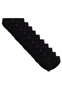 G&ouml;tzburg Slip G&Ouml;TZBURG "Slip 10er Pack", Herren, Gr. L, schwarz, Obermaterial: 100% Baumwolle CO., Unterhosen Slip