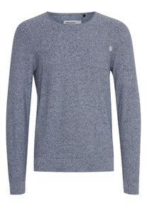 Strickfleece-Pullover Blend "Strickpullover bhpullover", Herren, Gr. S, blau (marineblaus), Obermaterial: 100% Baumwolle CO., Pullover Strickfleece-Pullover