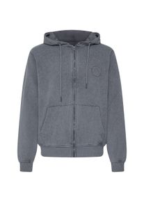 Kapuzensweatjacke Blend "Hoodie BHFactor", Herren, Gr. XXL, grau (iron gate), Obermaterial: 100% Baumwolle CO., Sweatjacken Kapuzensweatjacke