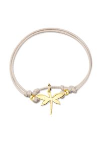 Armband AILORIA "Armband beige/silber LIBELLULE", gold, Armb&auml;nder, Damen, Edelstahl, Armband
