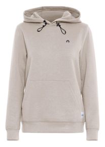 Longpullover North Bend "Sweatshirt NBTamina", Damen, Gr. 44, beige (dove), Obermaterial: 78% Polyester PES. 17% Viskose CV. 5% Elasthan EL., Sweatshirts Longpullover