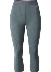 Shorts LPO "Damen 3/4-Tights Xena", Damen, Gr. 34 (XS), Normalgr&ouml;&szlig;en, balsam gr&uuml;n, 77% Polyester, 23% Elasthan, Hosen Shorts