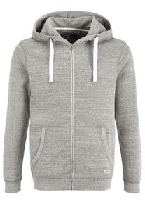 Kapuzensweatjacke Blend "Kapuzensweatjacke BHNix", Damen, Gr. S, grau (charcoal mix), Obermaterial: 60% Baumwolle CO. 40% Polyester PES., Sweatjacken Kapuzensweatjacke