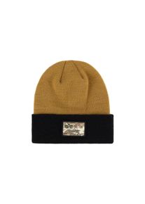 Skim&uuml;tze Alpha Industries "Crew C Label Beanie", Herren, Gr. onesize, gr&uuml;n (khaki), Obermaterial: 100% Polyacryl, M&uuml;tzen Skim&uuml;tze