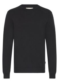 Strickfleece-Pullover Blend "Strickpullover BHDAN", Herren, Gr. L, schwarz, Obermaterial: 70% Viskose CV. 30% Nylon NY., Pullover Strickfleece-Pullover