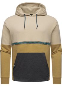 Hoodie Ragwear "Hoodie Blocky Hoody", Herren, Gr. 3XL, beige (sand), Obermaterial: 70% Baumwolle CO. 30% Polyester PES., Sweatshirts Hoodie