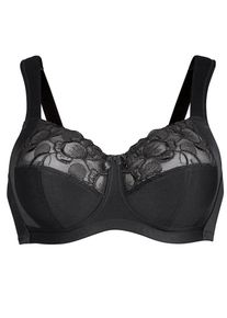 Entlastungs-BH Anita "Komfort BH Lucia", Damen, Gr. 100, Cup B, schwarz, Obermaterial: 46% Polyester PES. 43% Polyamid PA. 11% Elasthan EL., BHs Entlastungs-BH