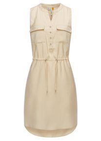 Blusenkleid Ragwear "Blusenkleid Roissin", Damen, Gr. XXL, N-Gr, beige, Obermaterial: 80% Viskose CV. 20% Polyester PES., Kleider Blusenkleid