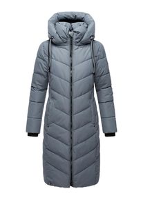 Steppmantel Navahoo "Steppmantel Sahnekatzii XIV", Damen, Gr. 3XL, blau (stormy blau), Obermaterial: 100% Polyester PES. Obermaterial: Futter: 100% Polyester PES. 100% Polyester PES., M&auml;ntel Steppmantel