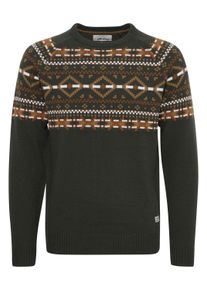 Strickfleece-Pullover Blend "Strickpullover BHNilas", Herren, Gr. 3XL, gr&uuml;n (deep forest), Obermaterial: 100% Polyacryl PAN., Pullover Strickfleece-Pullover