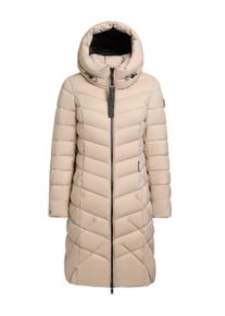 Steppmantel Khujo "Steppmantel Odana3-YM", Damen, Gr. XXL, beige (feather beige), Obermaterial: 100% Nylon NY. Obermaterial: Futter: 100% Nylon NY. 100% Polyester PES., M&auml;ntel Steppmantel