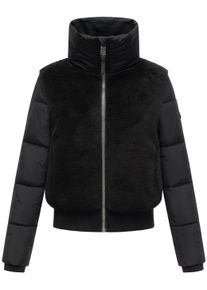 Pl&uuml;schjacke Navahoo "Fleecejacke Teddyzone 14", Damen, Gr. XL, schwarz, Obermaterial: 100% Polyester PES. Obermaterial: 100% Polyester PES. Futter: 100% Polyester PES. 100% Polyester PES., Jacken Pl&uuml;schjacke