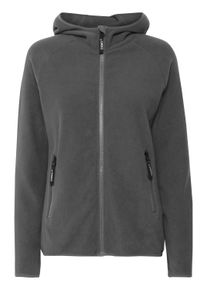 Fleecejacke oxmo "Fleecejacke OXFinja", Damen, Gr. M, grau (pewter), Obermaterial: 100% Polyester PES., Jacken Fleecejacke