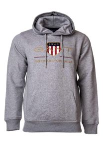 Sweatshirt Gant "Sweatshirt", Herren, Gr. XS, grau, Obermaterial: 78% Baumwolle CO. 22% Polyester PES., Sweatshirts Sweatshirt