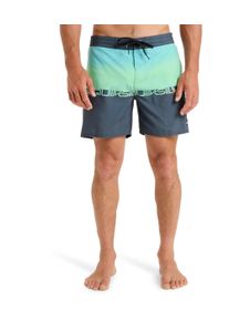 Badeshorts Quiksilver "EVERYDAY HALF JAM 16", Herren, Gr. 32, N-Gr, summer gr&uuml;n, Web, Polyester, bedruckt, Badehosen Badeshorts, sportliche Schnittform, schnell trocknendes Material, bequemer Sitz