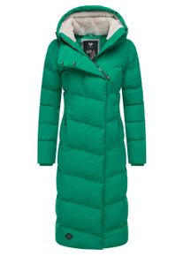 Wintermantel Ragwear "Wintermantel Pavla Long", Damen, Gr. 3XL, gr&uuml;n (emerald gr&uuml;n25), Obermaterial: 100% Polyester PES. Obermaterial: Futter: 100% Polyester PES. 100% Polyester PES., M&auml;ntel Wintermantel