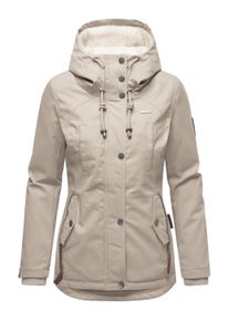 Winterjacke Marikoo "Winterjacke Bikoo", Damen, Gr. XS, beige (light taupe), Obermaterial: 100% Baumwolle CO. Obermaterial: Futter: 100% Polyester PES. 100% Polyester PES., Jacken Winterjacke