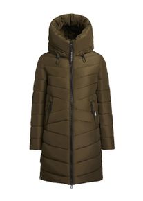 Steppmantel Khujo "Steppmantel Pluz-YM", Damen, Gr. XXL, gr&uuml;n (rich gr&uuml;n), Obermaterial: 100% Polyester PES. Obermaterial: Futter: 100% Nylon NY. 100% Polyester PES., M&auml;ntel Steppmantel