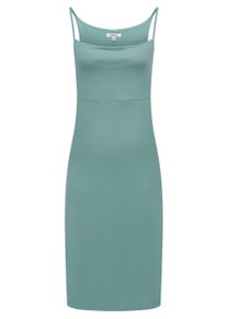 Sommerkleid Ragwear "Sommerkleid Saturia", Damen, Gr. XXL, N-Gr, blau (aqua), Obermaterial: 48% Viskose CV. 47% Polyester PES. 5% Elasthan EL., Kleider Sommerkleid