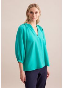 Tunika Seidensticker "Schwarze Rose", Damen, Gr. 36, blau (t&uuml;rkisgr&uuml;n), 88% Modal, 12% Polyester, unifarben, Tuniken Tunika