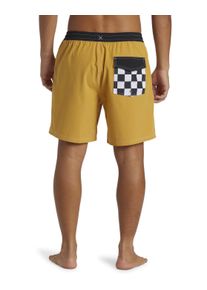 Boardshorts Quiksilver "Original Straight 17", Herren, Gr. XS, gelb (mustard), Obermaterial:45% Microfaser, 43% Microfaser, 8% Walkfrottier, 4% Elasthan;, Hosen Boardshorts
