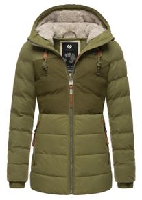 Wintermantel Ragwear "Winterjacke Quantic", Damen, Gr. M, gr&uuml;n (olive23), Obermaterial: 78% Polyester PES. 13% Baumwolle CO. 9% Nylon NY. Obermaterial: Futter: 100% Polyester PES. 100% Polyester PES., M&auml;ntel Wintermantel