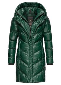 Kurzmantel Ragwear "Kurzmantel Natalka Bling", Damen, Gr. L, gr&uuml;n, Obermaterial: 100% Nylon NY. Obermaterial: Futter: 100% Polyester PES. 100% Polyester PES., M&auml;ntel Kurzmantel
