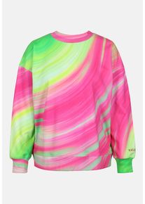 Kapuzenpullover SALZHAUT "Pullover WIER", Damen, Gr. XL, bunt (multicolor), Obermaterial: 80% Baumwolle CO. 20% Polyester PES., Pullover Kapuzenpullover