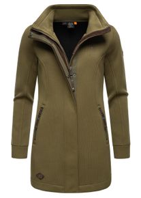 Kurzjacke Ragwear "Sweatjacke Letrice Bonded", Damen, Gr. 5XL, gr&uuml;n (olive), Obermaterial: 100% Polyester PES. Futter: 100% Polyester PES., Jacken Kurzjacke