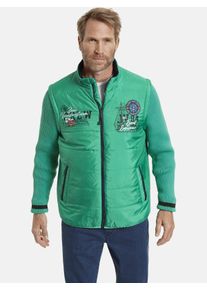 Kurzjacke Jan Vanderstorm "Jacke LAIURENTY", Herren, Gr. 60, gr&uuml;n, Obermaterial: 100% Polyester COOLMAX PES(Coolmax)., Jacken Kurzjacke