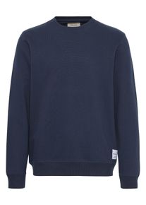 Longpullover Blend "Sweater BHMBHANDERS", Damen, Gr. M, blau (marineblaus), Obermaterial: 60% Baumwolle CO. 40% Polyester PES., Pullover Longpullover