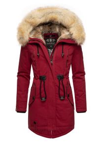 Wintermantel Navahoo "Wintermantel Bombii", Damen, Gr. XS, rot (blood rot), Obermaterial: 100% Baumwolle CO. Obermaterial: Futter: 100% Polyester PES. 100% Polyester PES., M&auml;ntel Wintermantel