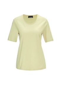 Langarm-Poloshirt GOLDNER "Basic Baumwollshirt mit kurzem Arm", Damen, Gr. 48, gelb, Obermaterial: 100% Baumwolle CO., normal, Sonstiges, Shirts Langarm-Poloshirt, Ohne