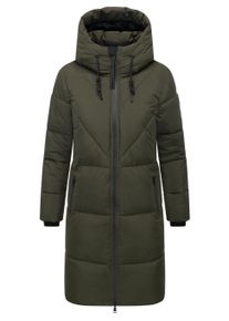 Steppmantel Navahoo "Steppmantel K&auml;ltekuschel XIV", Damen, Gr. 4XL, gr&uuml;n (schwarz olive), Obermaterial: 100% Polyester PES. Obermaterial: Futter: 100% Polyester PES. 100% Polyester PES., M&auml;ntel Steppmantel