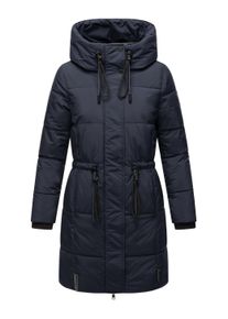 Steppmantel Navahoo "Steppmantel Zuckertatze XIV", Damen, Gr. XS, blau (navy), Obermaterial: 100% Polyester PES. Obermaterial: Futter: 100% Polyester PES. 100% Polyester PES., M&auml;ntel Steppmantel