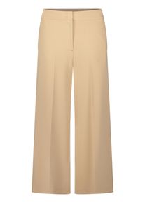 Culotte Betty Barclay "Culotte unifarben", Damen, Gr. 46, EURO, beige, Obermaterial: 96% Polyester PES. 4% Elasthan EL., Hosen Culotte