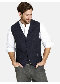 Sweatweste Jan Vanderstorm "Sweatweste AHLMANN", Herren, Gr. 5XL, blau (dunkelblau), Obermaterial: 95% Baumwolle CO. 5% Polyester COOLMAX PES(Coolmax)., Westen Sweatweste