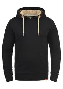 !Solid Hoodie SOLID "Hoodie SDTrip", Herren, Gr. S, schwarz (schwarz pil), Web, Obermaterial: 50% Baumwolle CO. 50% Polyester PES., Sweatshirts Hoodie