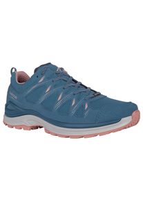 Wanderschuh Lowa "INNOX EVO II GTX WS", Damen, Gr. 37,5, stahlblau, altrosa, Textil, Schuhe Wanderschuh, wasserdicht, winddicht,atmungsaktiv dank GORE-TEX Membrane