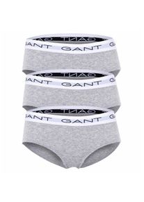 Slip Gant "Slip 3er Pack", M&auml;dchen, Gr. 134-140, grau, Obermaterial: 95% Baumwolle CO. 5% Elasthan EL., Unterhosen Slip